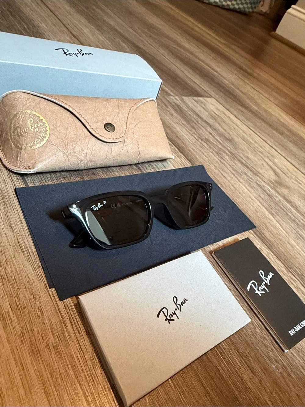 Ray-Ban Black Polarized ZAYA sunglasses
